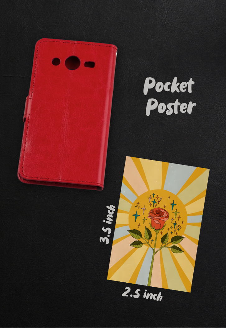 Starry Rose Poster