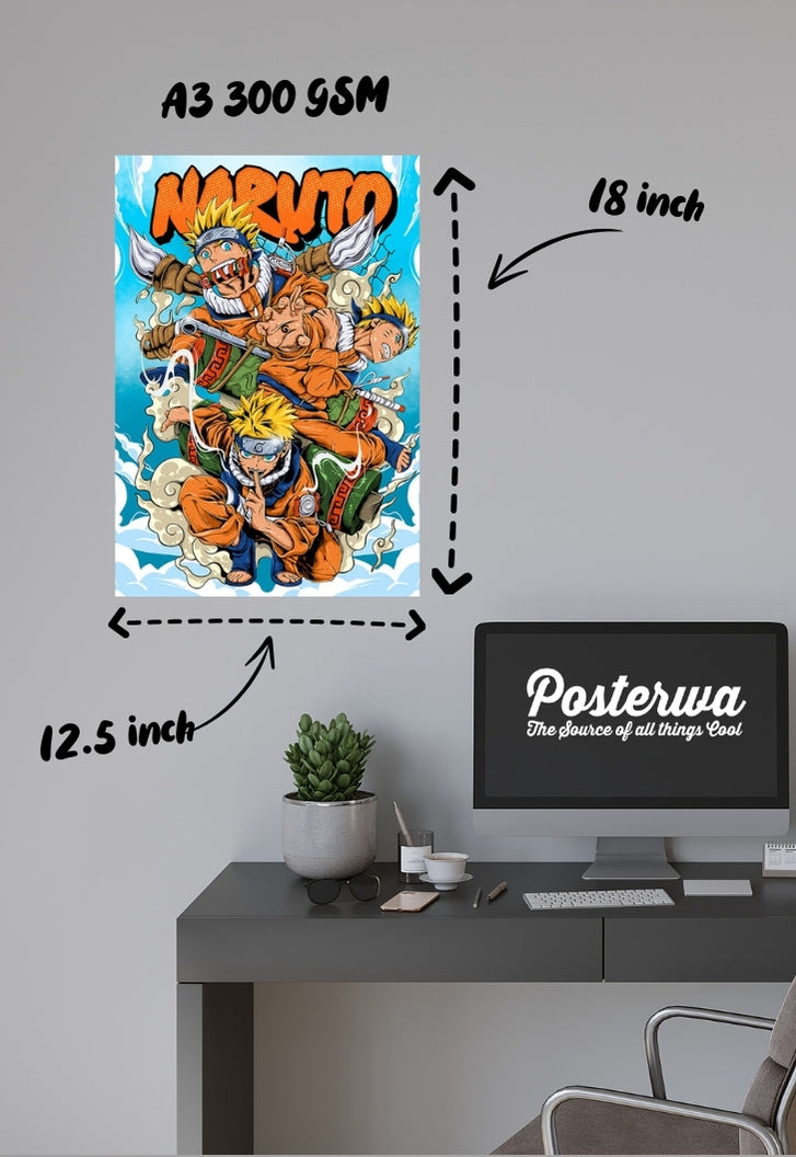 Naruto Collage Title Poster