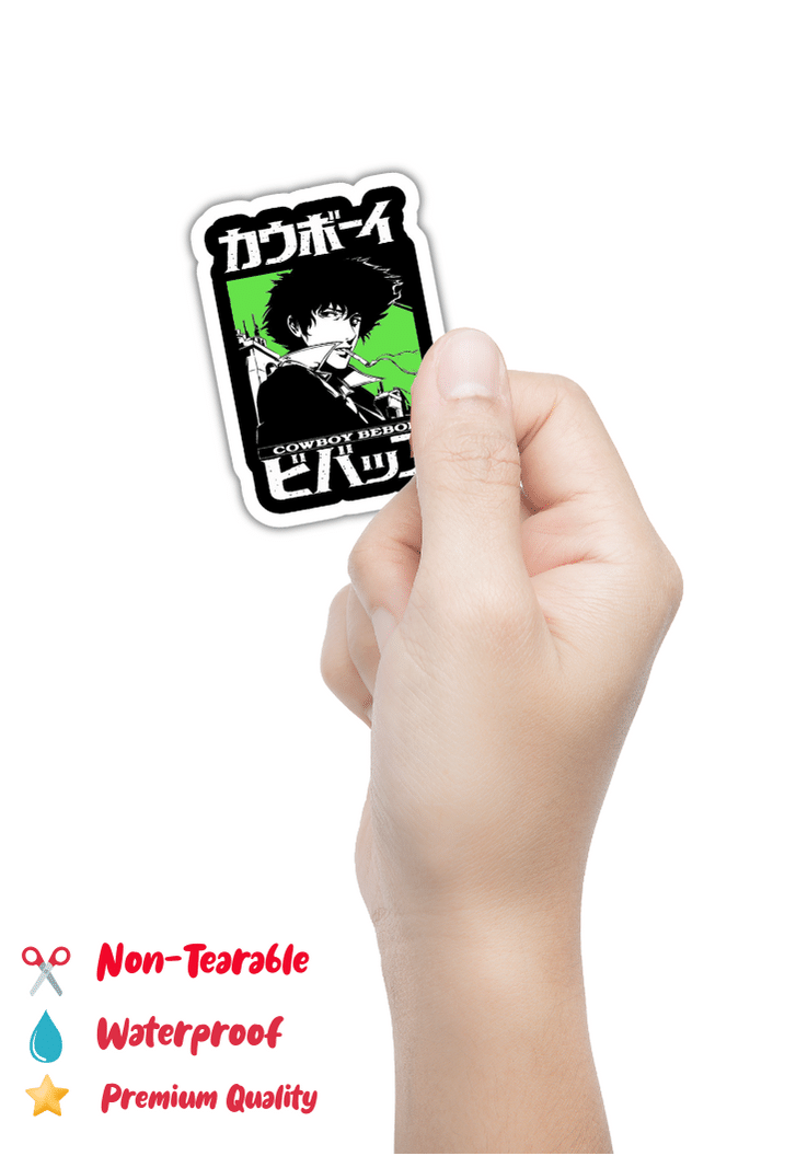 Spike Spiegel Cowboy Bebop Anime Sticker