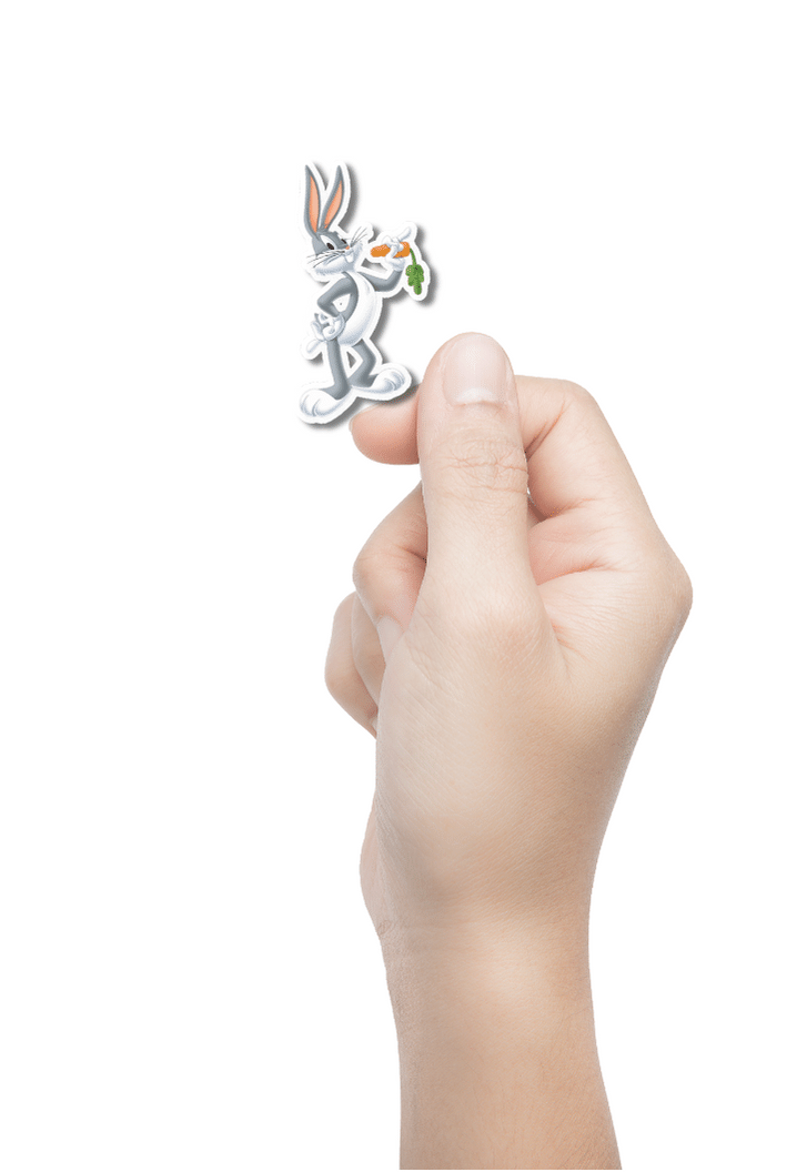 Funny Bugs Bunny Carrot Sticker