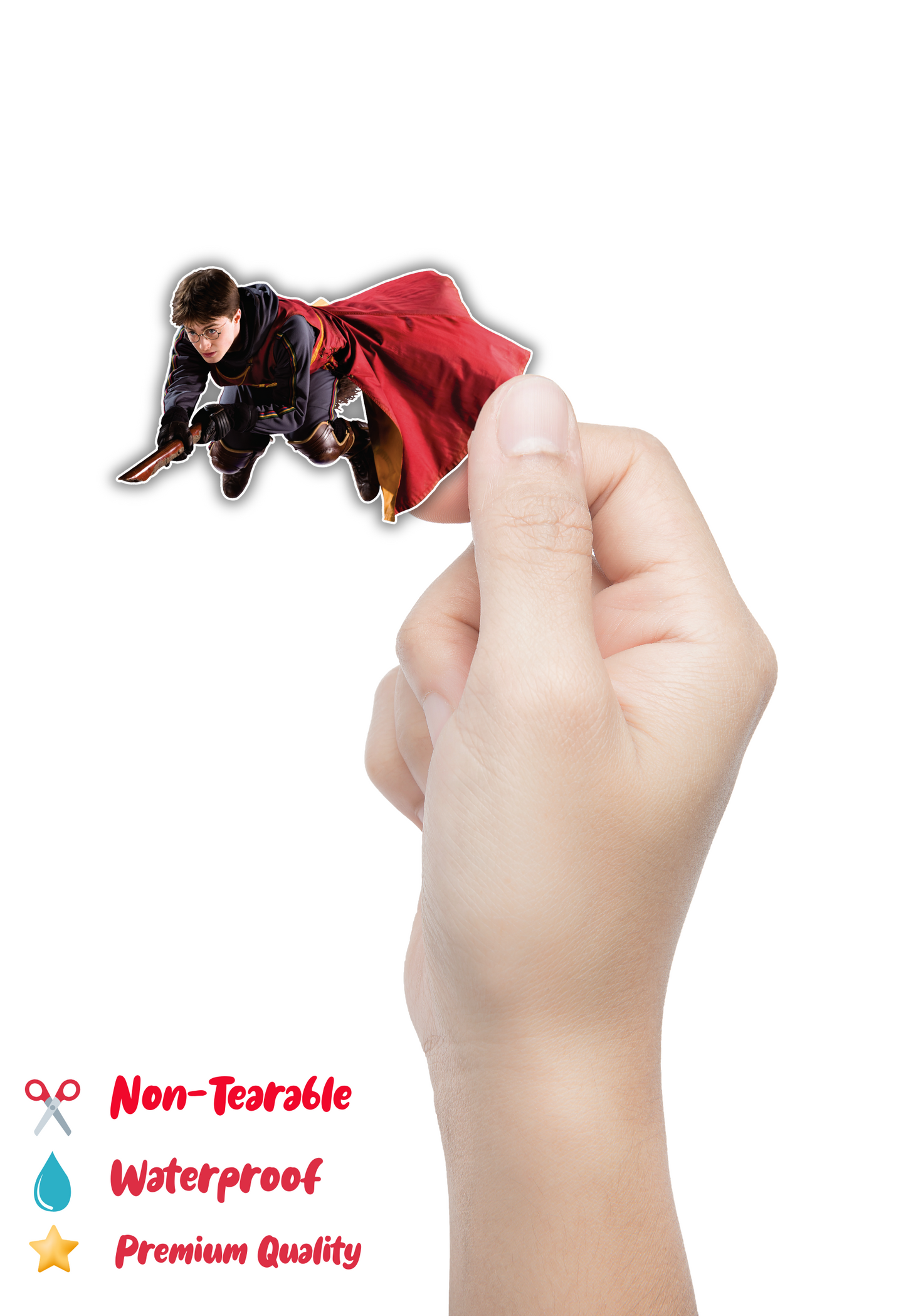 Harry On Broomstick Sticker