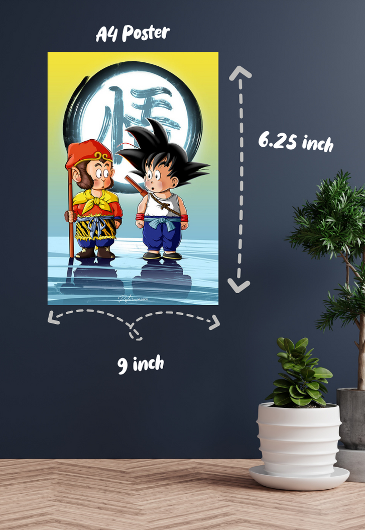 Goku Kid Duo Poster