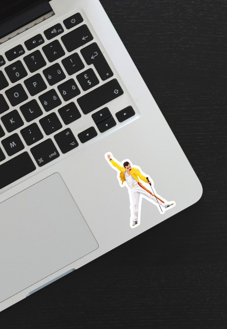 Freddie Mercury Metal Band Sticker