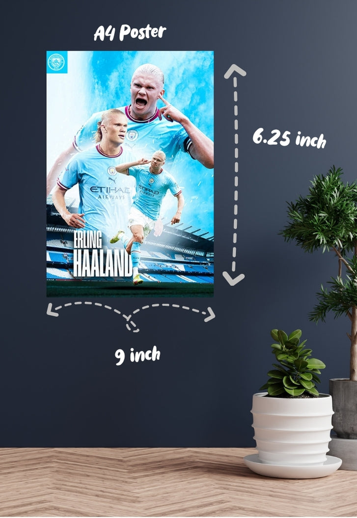 Erling Haaland Victory Poster