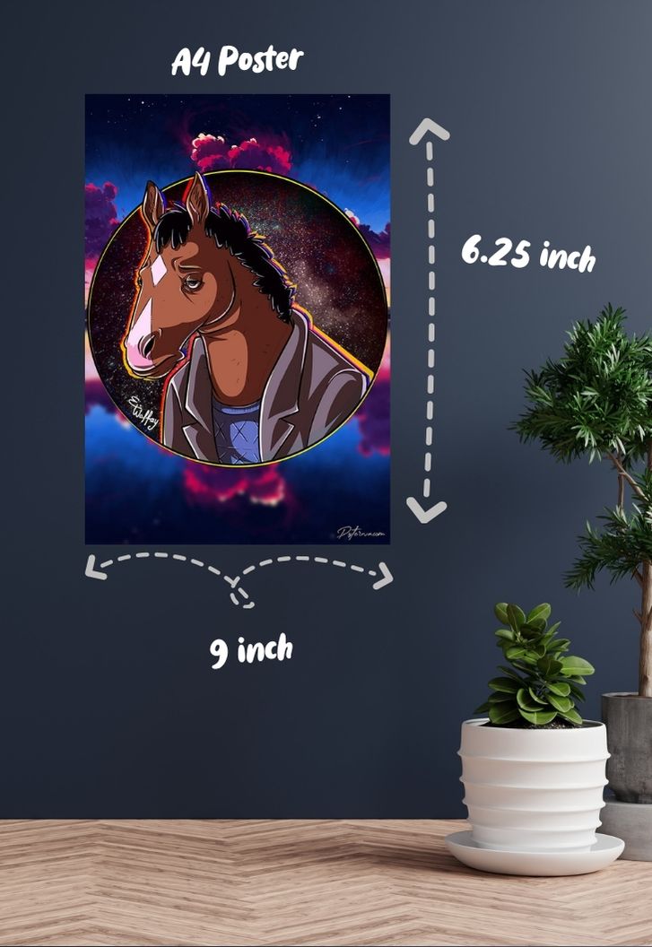 Bojack Portrait Poster
