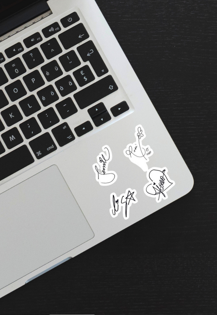 BLACK PINK SIGNATURES Sticker