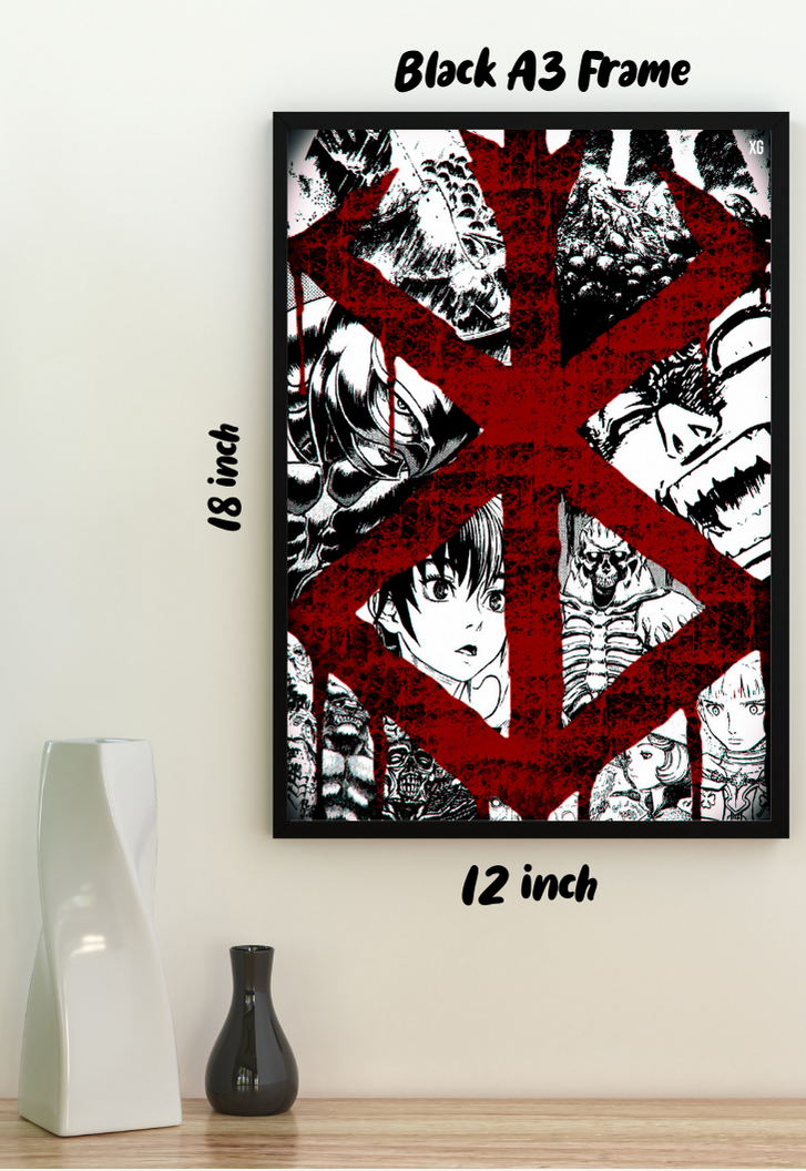 World of Berserk Logo Poster