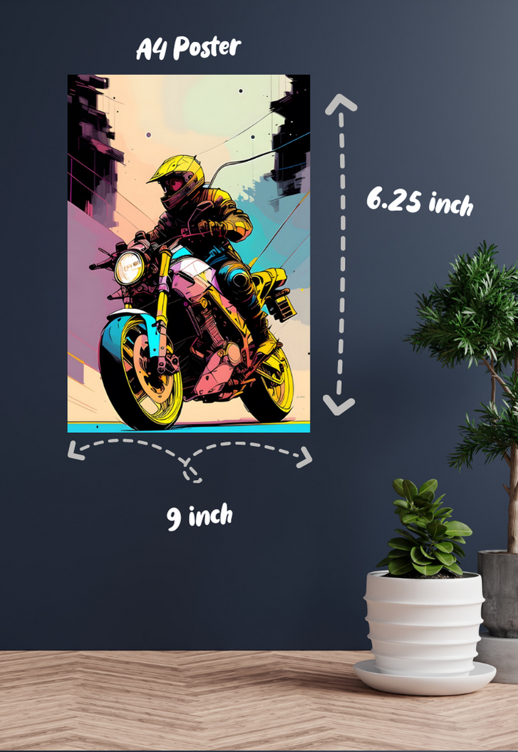Bike Art Poster
