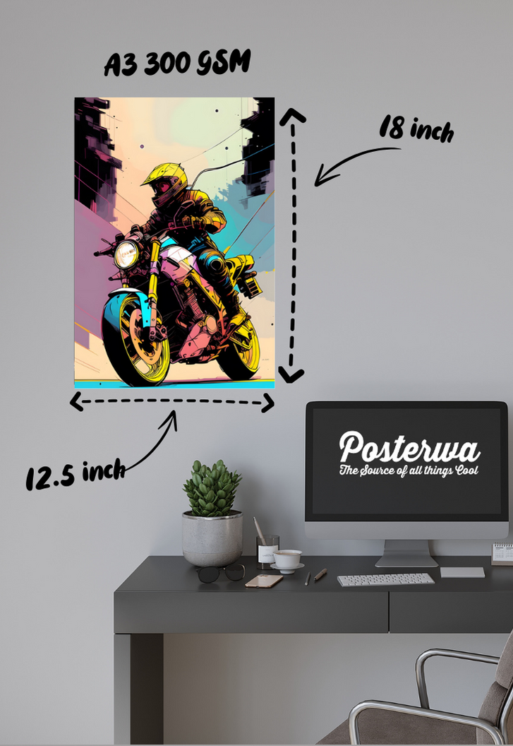 Bike Art Poster
