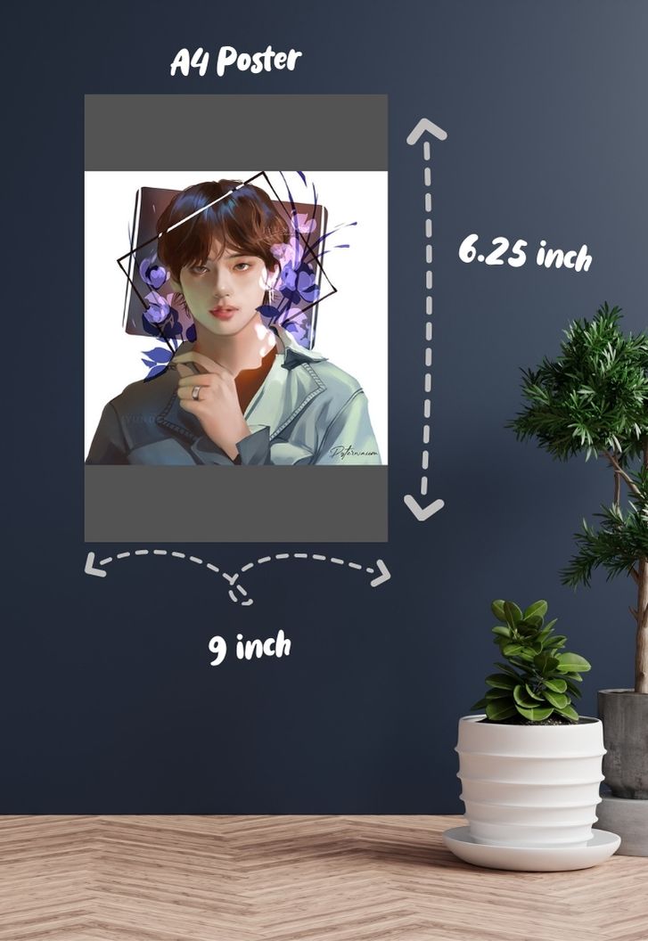 V BTS Art Poster