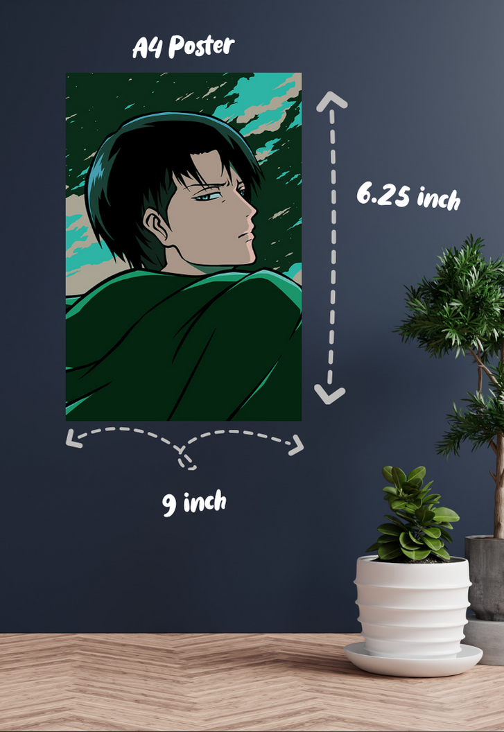 Levi Ackerman AOT Poster