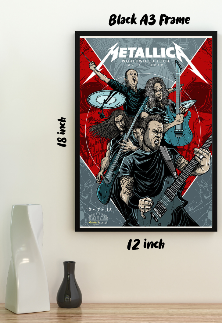 Metallica Rock Band Poster