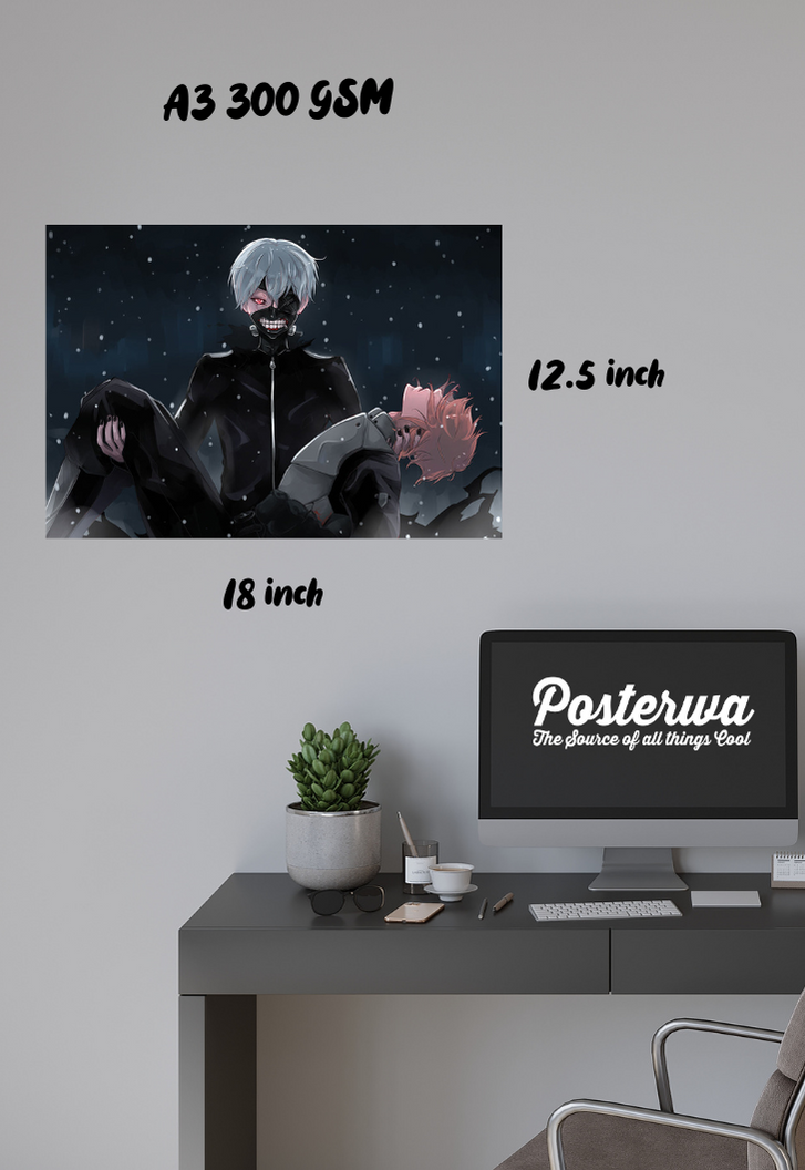 Kaneki and Hide Tokyo Ghoul Poster