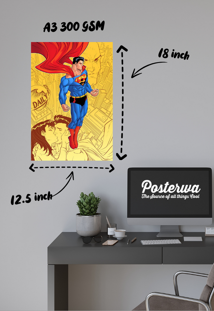 Superman | Power Of Heroism Classic | Comic Poster