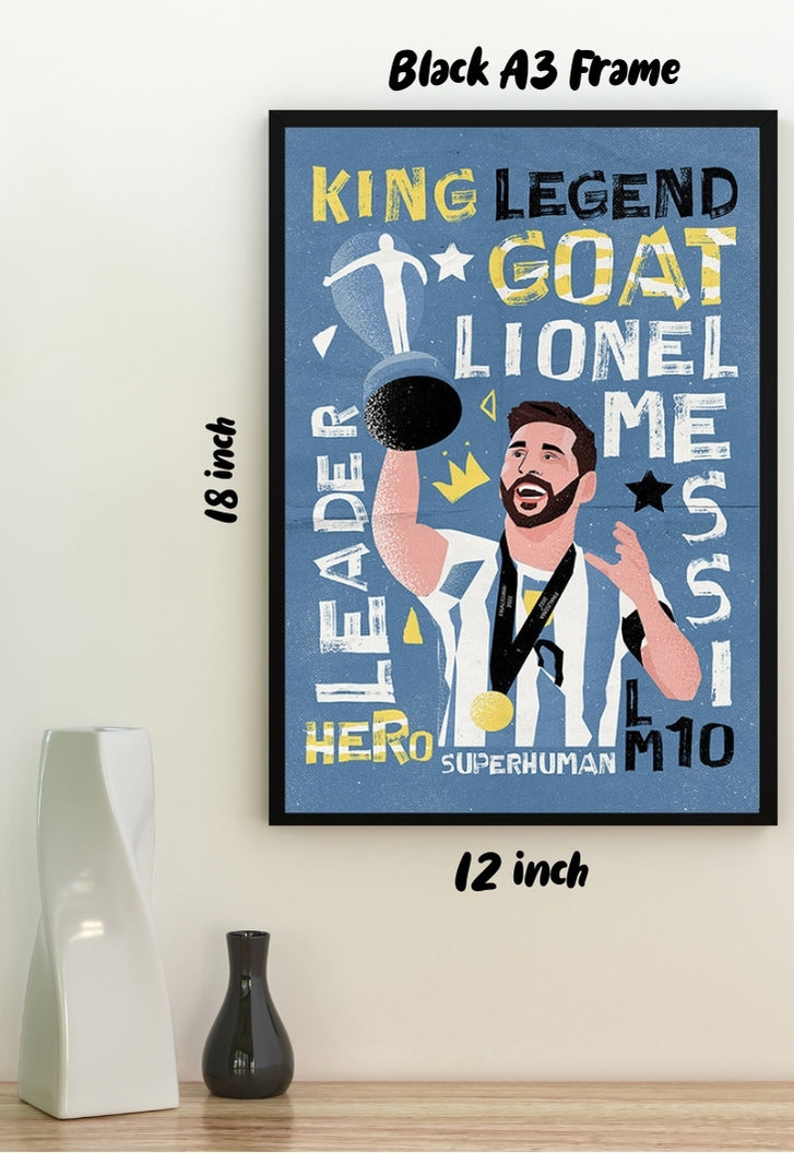 Lionel Messi legend Poster