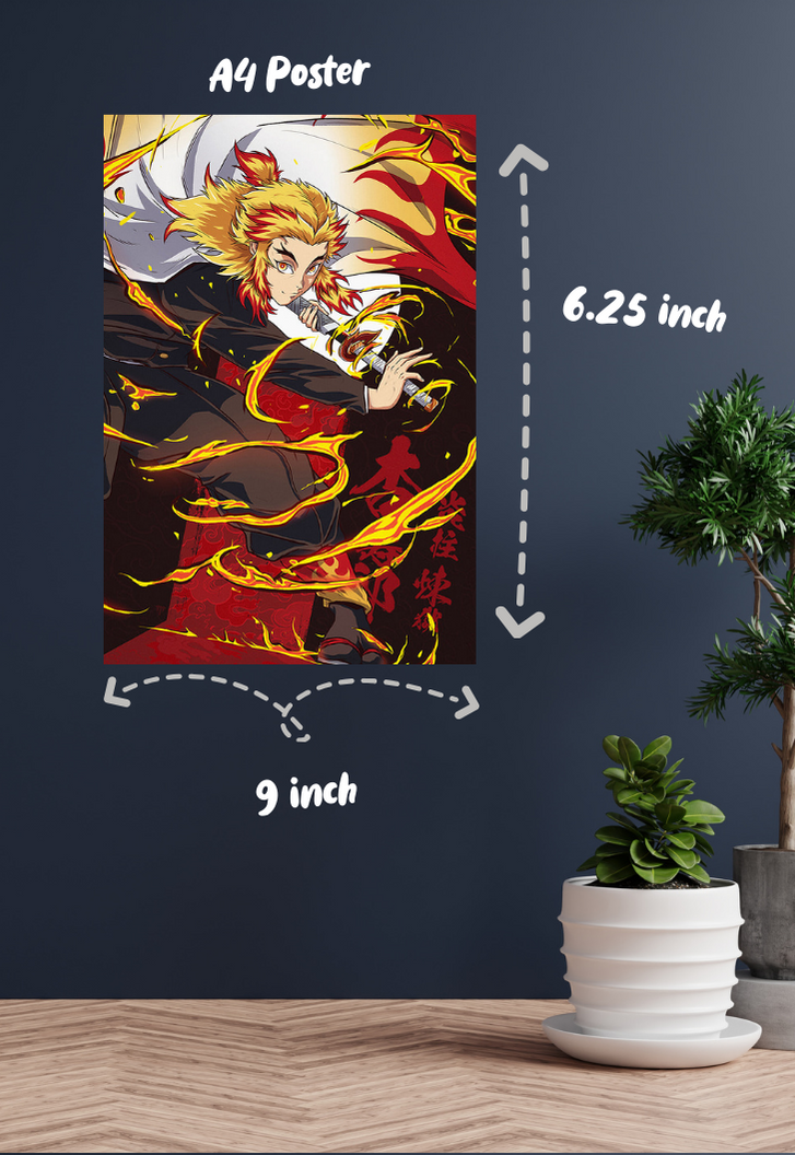 Rengoku Flame of the Hashira Poster