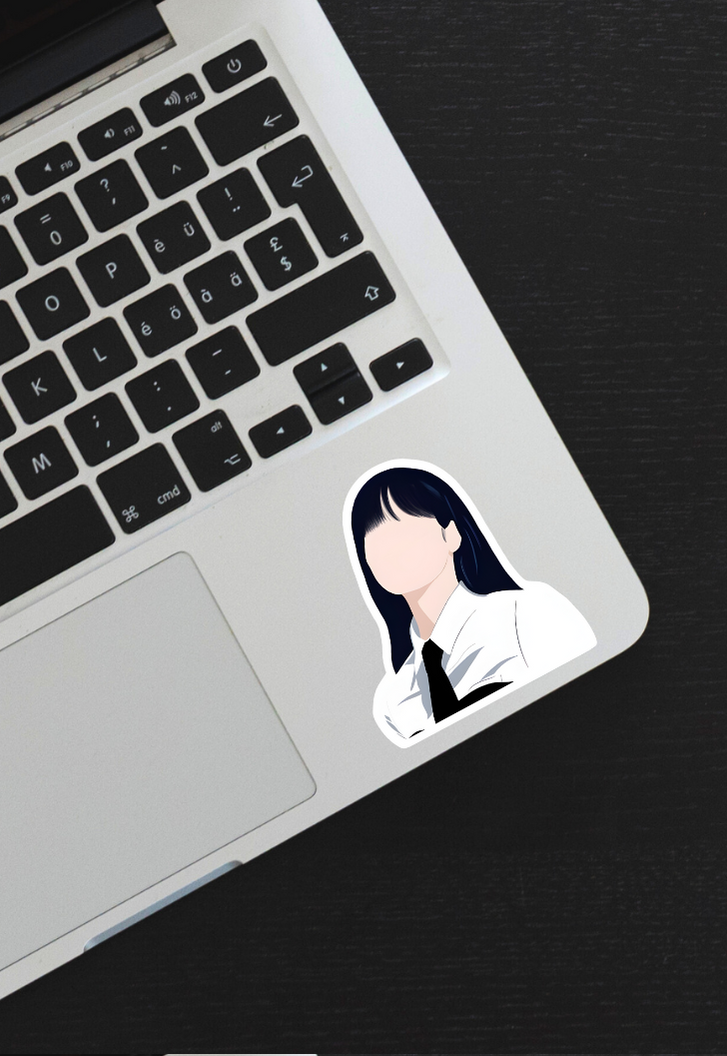 Lisa The Show Art Suit and Tie Sticker