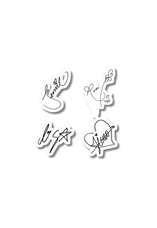 BLACK PINK SIGNATURES Sticker