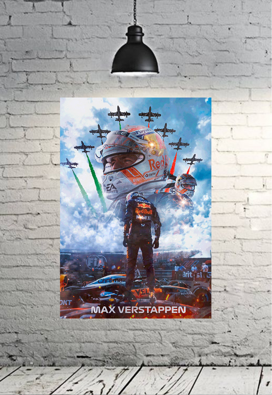 Lane of Freedom Max Verstappen Poster