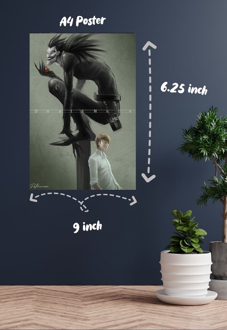 Light and Ryuk Poster