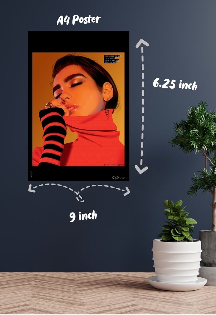 Dua Lipa Album cover Poster