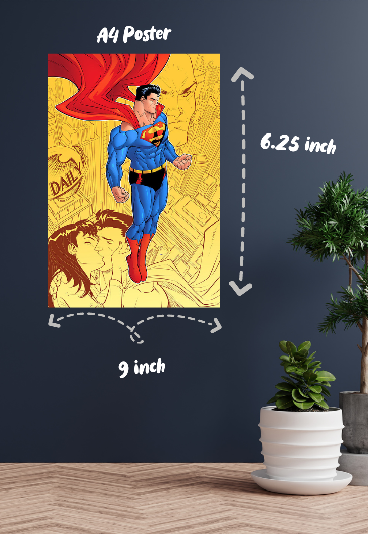 Superman | Power Of Heroism Classic | Comic Poster