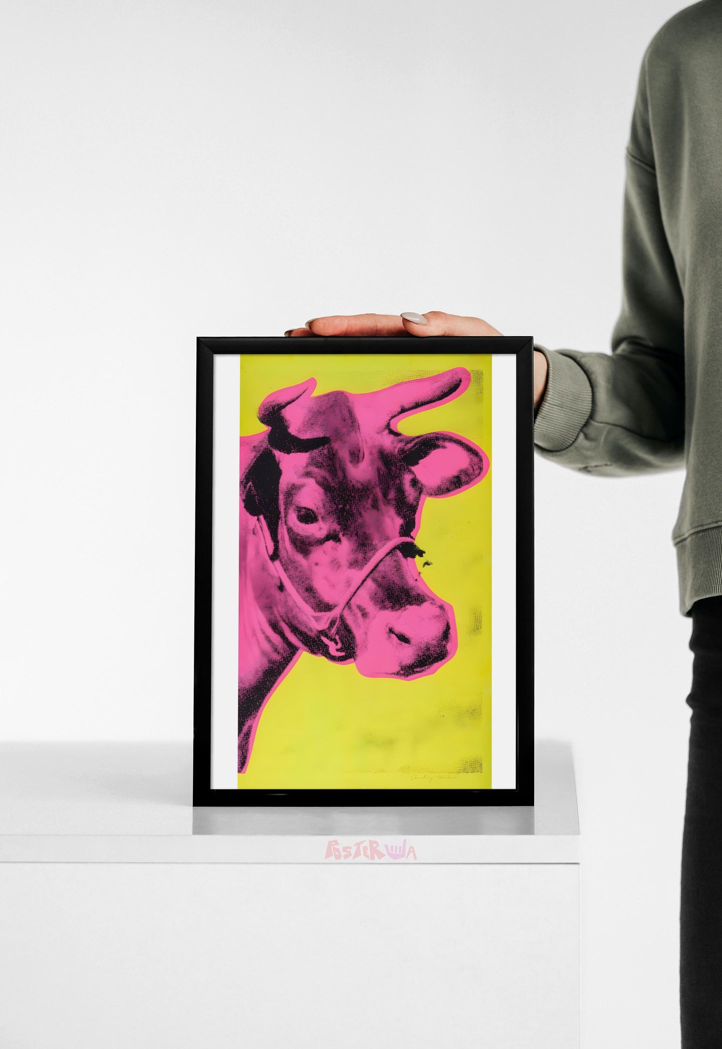 Retro Bovine Punk | Comic Art | Art Poster