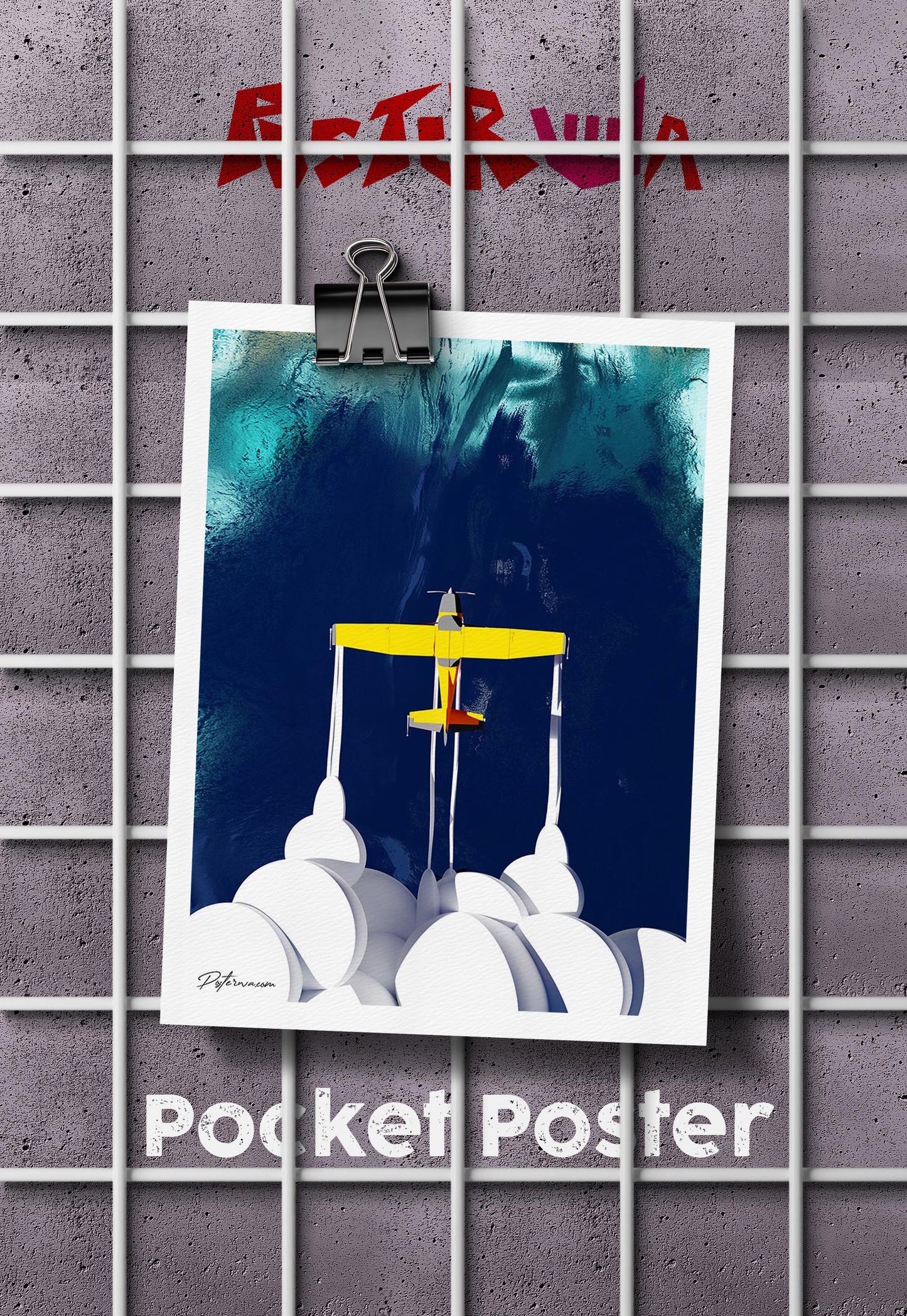 Soar to Sky | Abstract Art | Airplane Art Poster