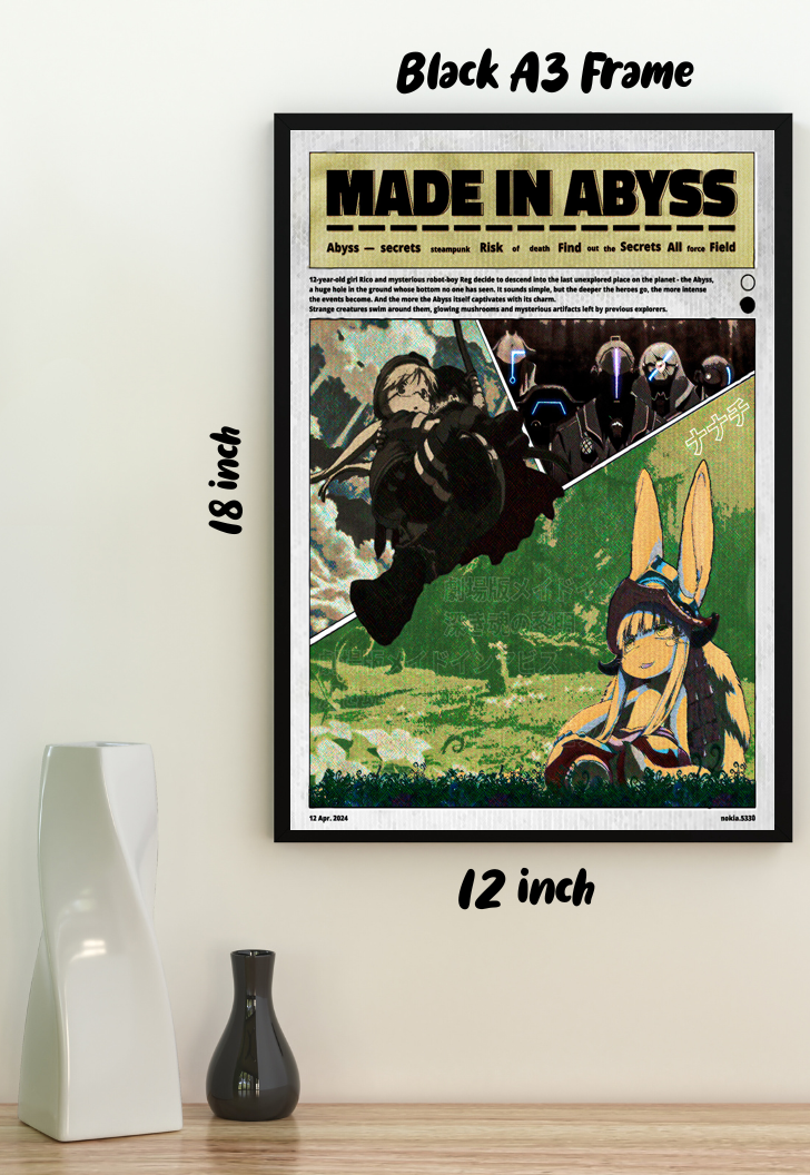 Descent into the Abyss | Made in Abyss | Anime Poster