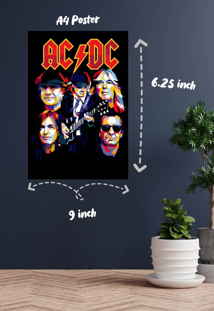 Electric Rebels | AC DC | Metal Bands Poster