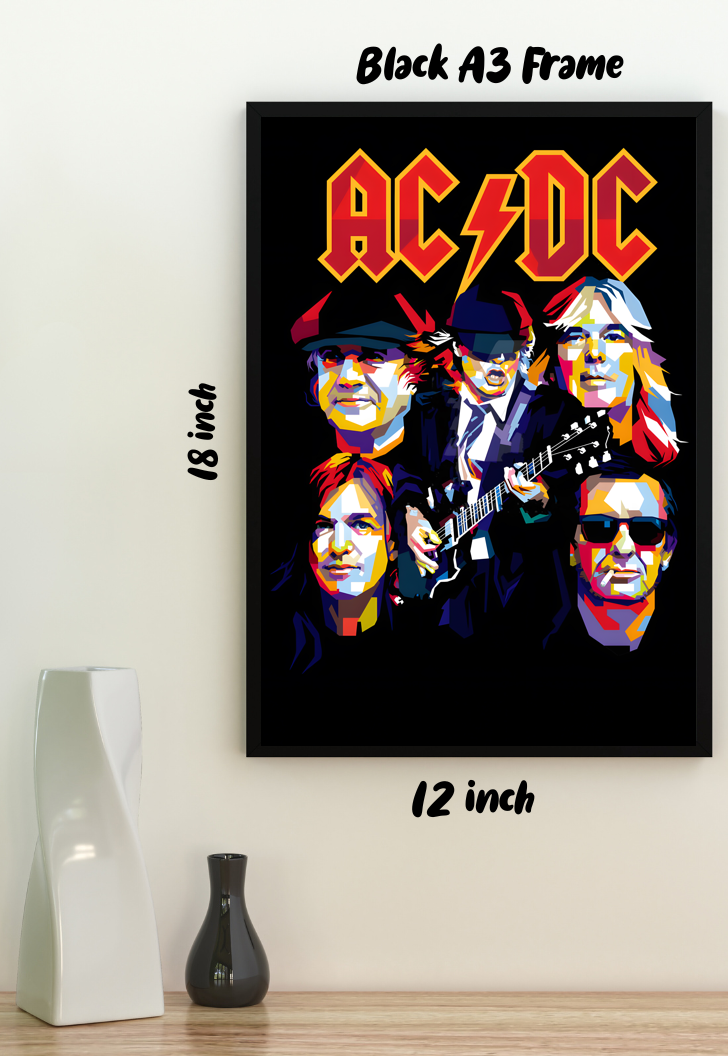 Electric Rebels | AC DC | Metal Bands Poster