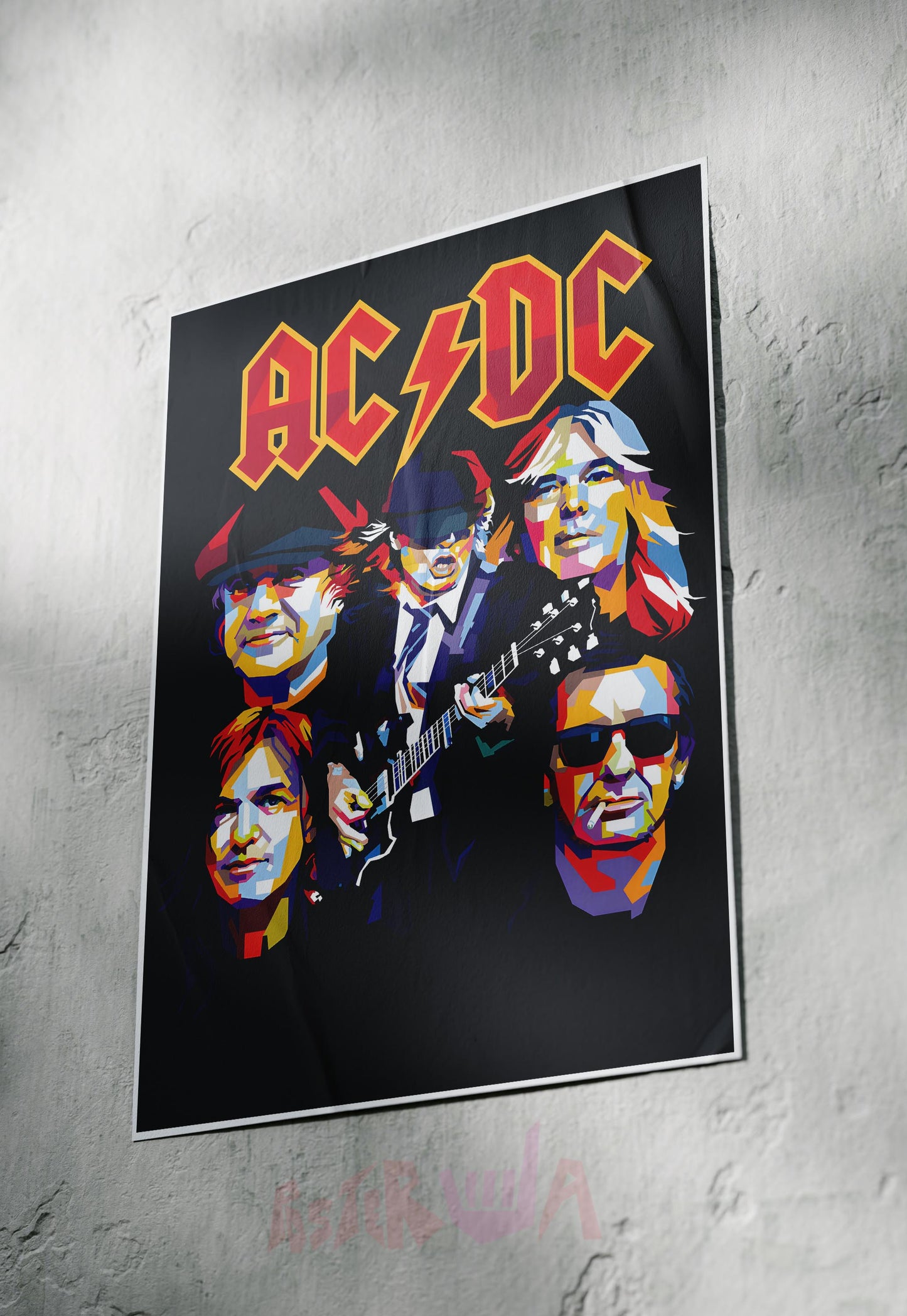 Electric Rebels | AC DC | Metal Bands Poster