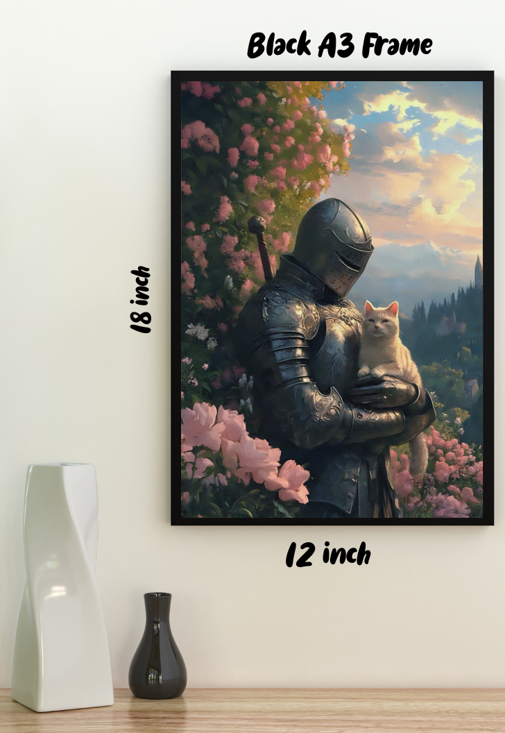 Feline Valor | Knight's Tale | Art Poster