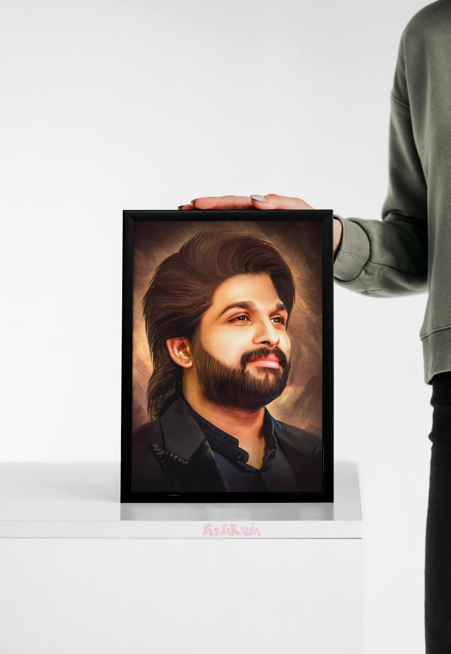 Vibrant Strokes of Stardom| Allu Arjun |Tollywood Movie Poster