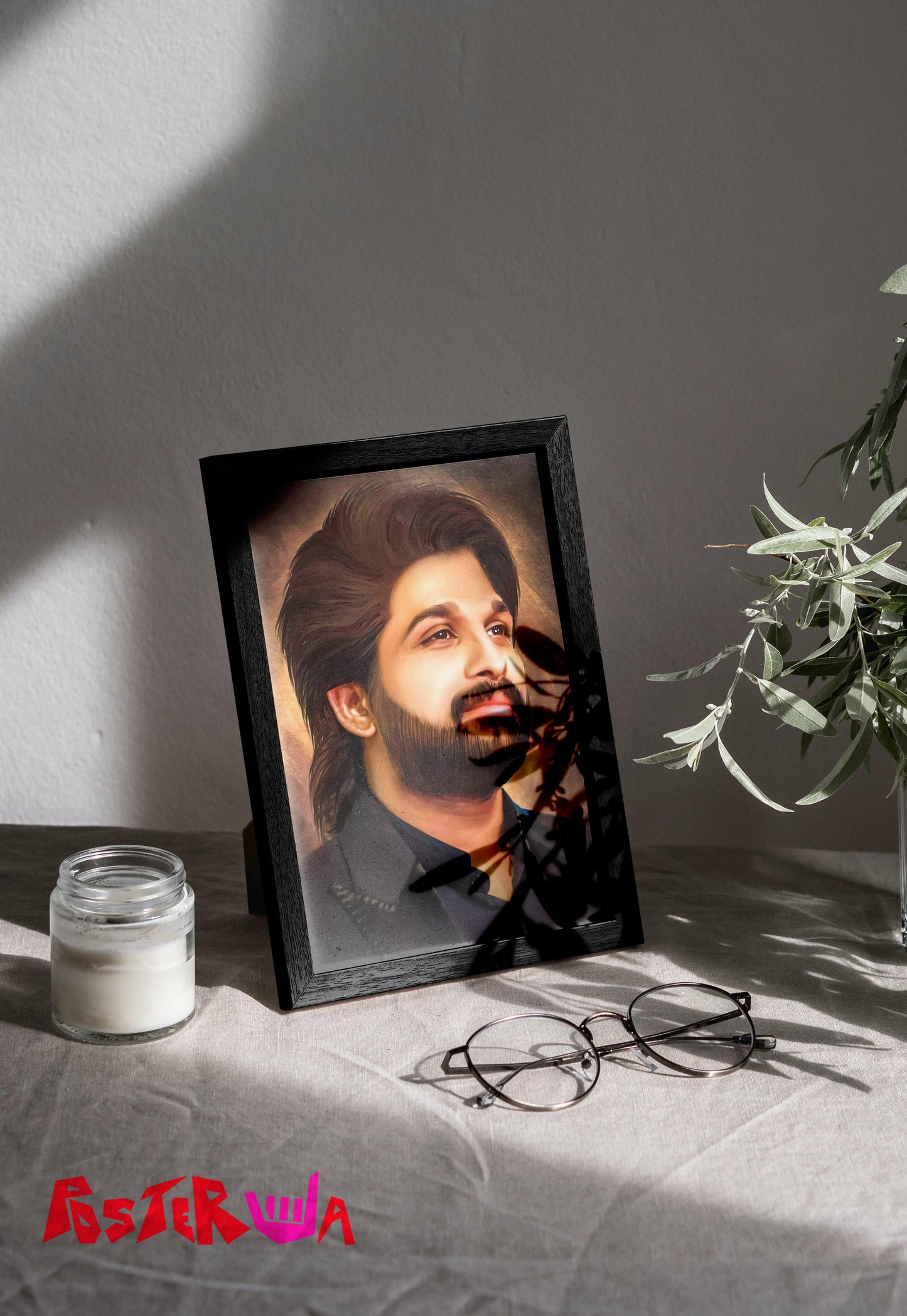 Vibrant Strokes of Stardom| Allu Arjun |Tollywood Movie Poster
