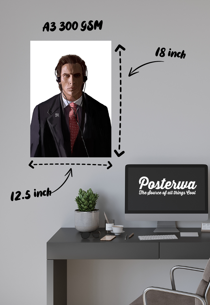 Psychotic Precision | American Psycho | Horror Movie Poster