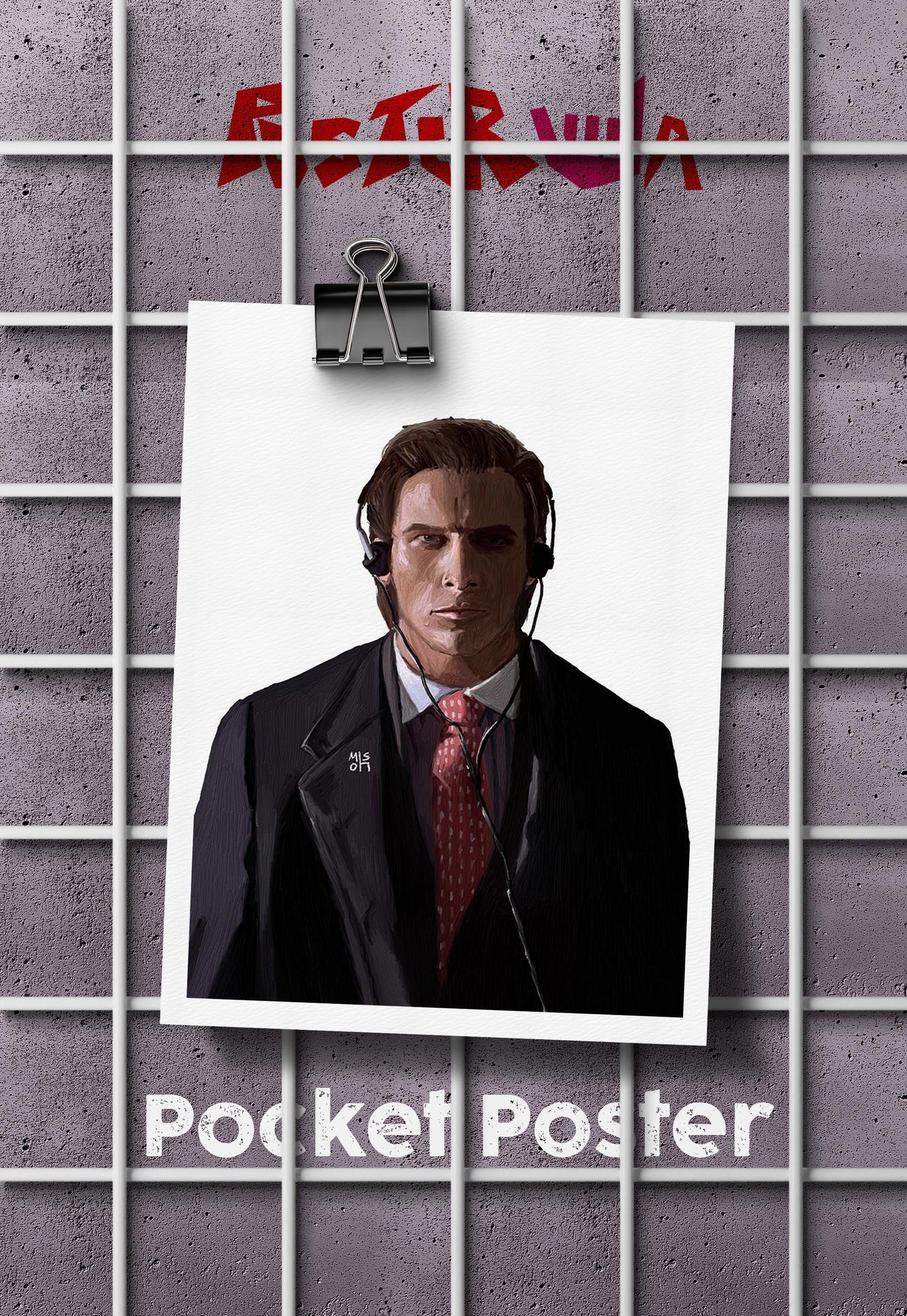 Psychotic Precision | American Psycho | Horror Movie Poster