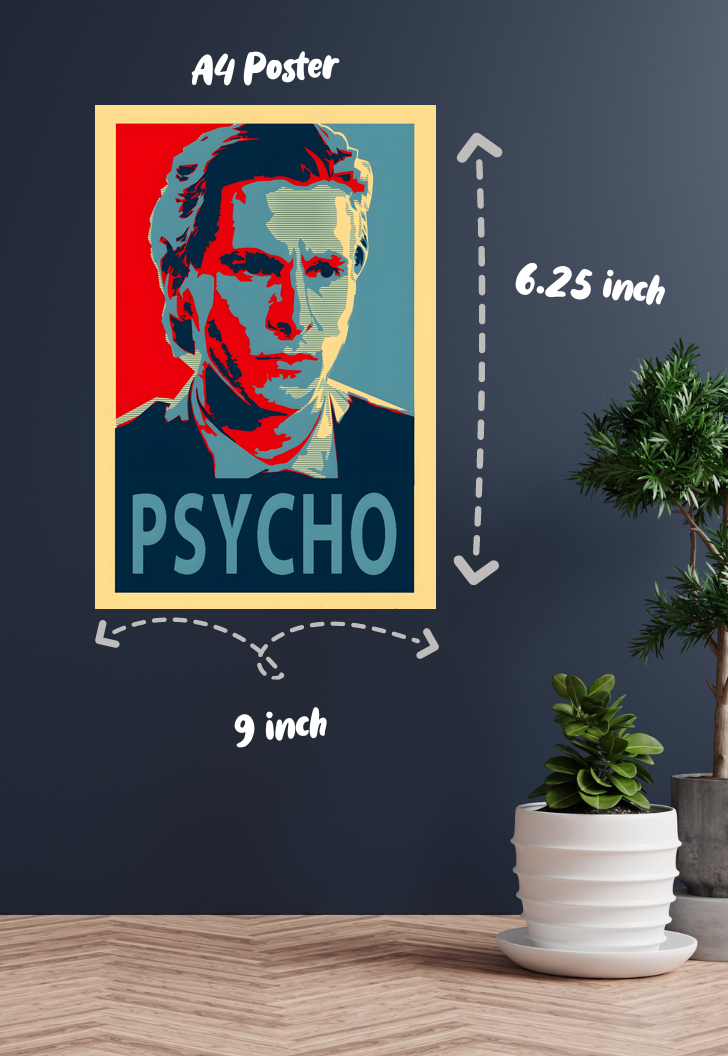 Psycho Beats | American Psycho | Horror Movie Poster