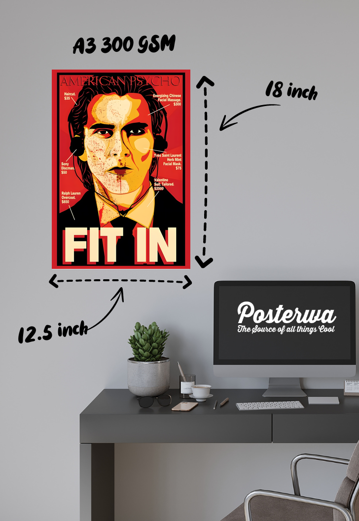 Psychotic Reflections | American Psycho | Horror Movie Poster