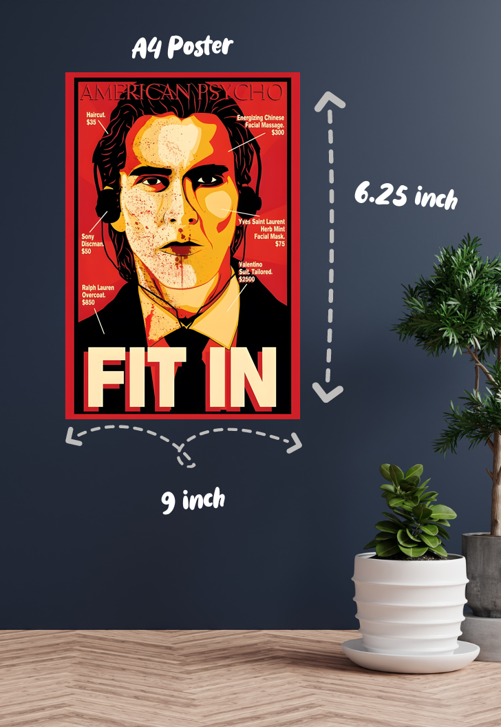 Psychotic Reflections | American Psycho | Horror Movie Poster