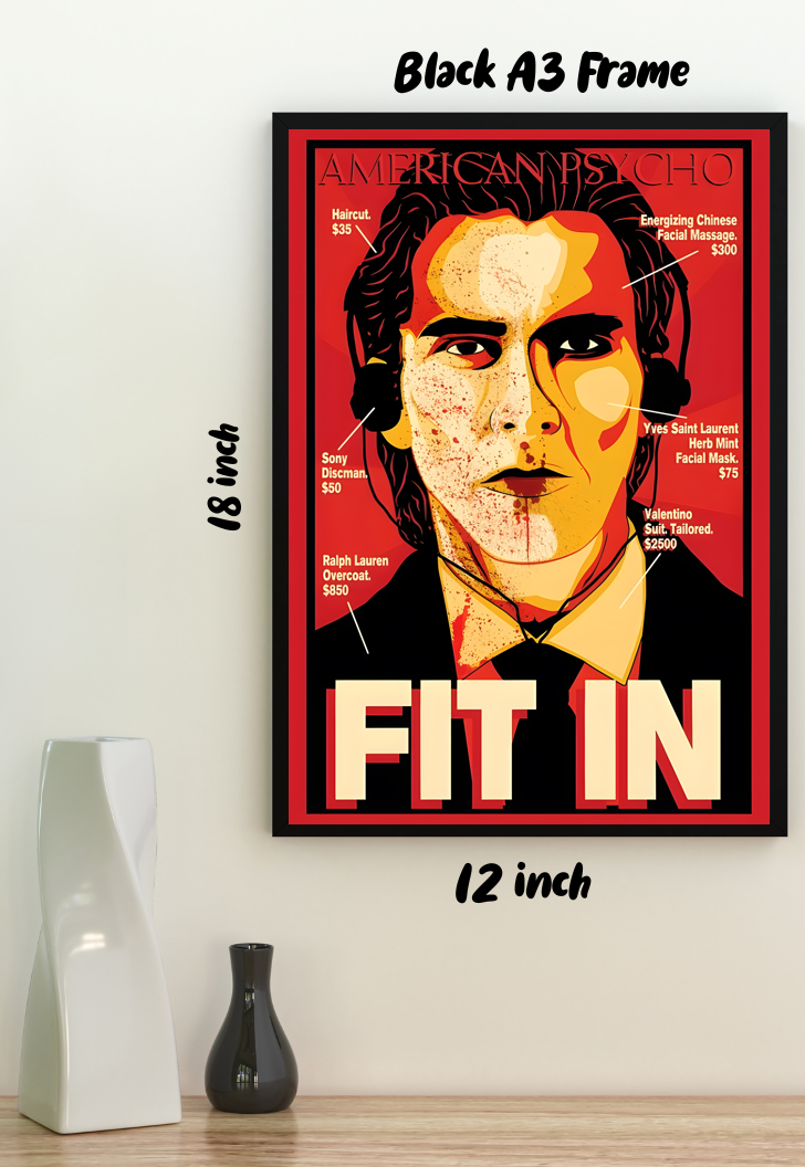 Psychotic Reflections | American Psycho | Horror Movie Poster