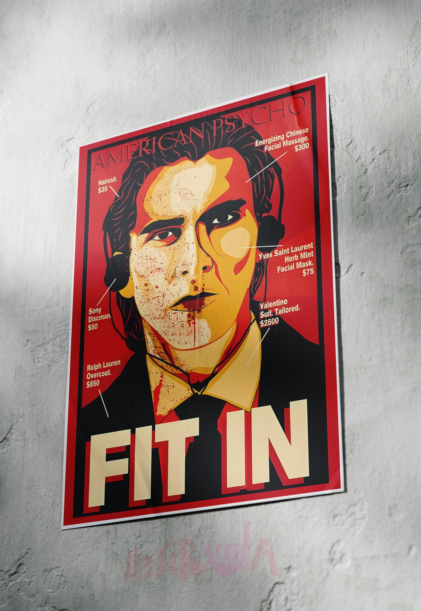 Psychotic Reflections | American Psycho | Horror Movie Poster