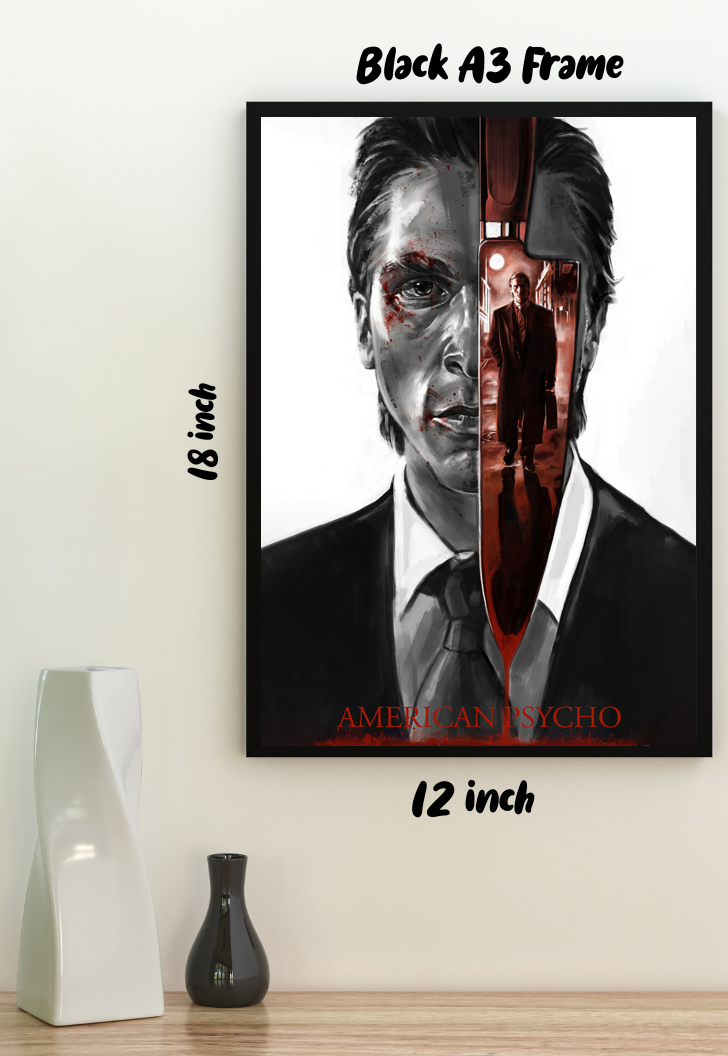 Psychotic Elegance | American Psycho | Horror Movie Poster