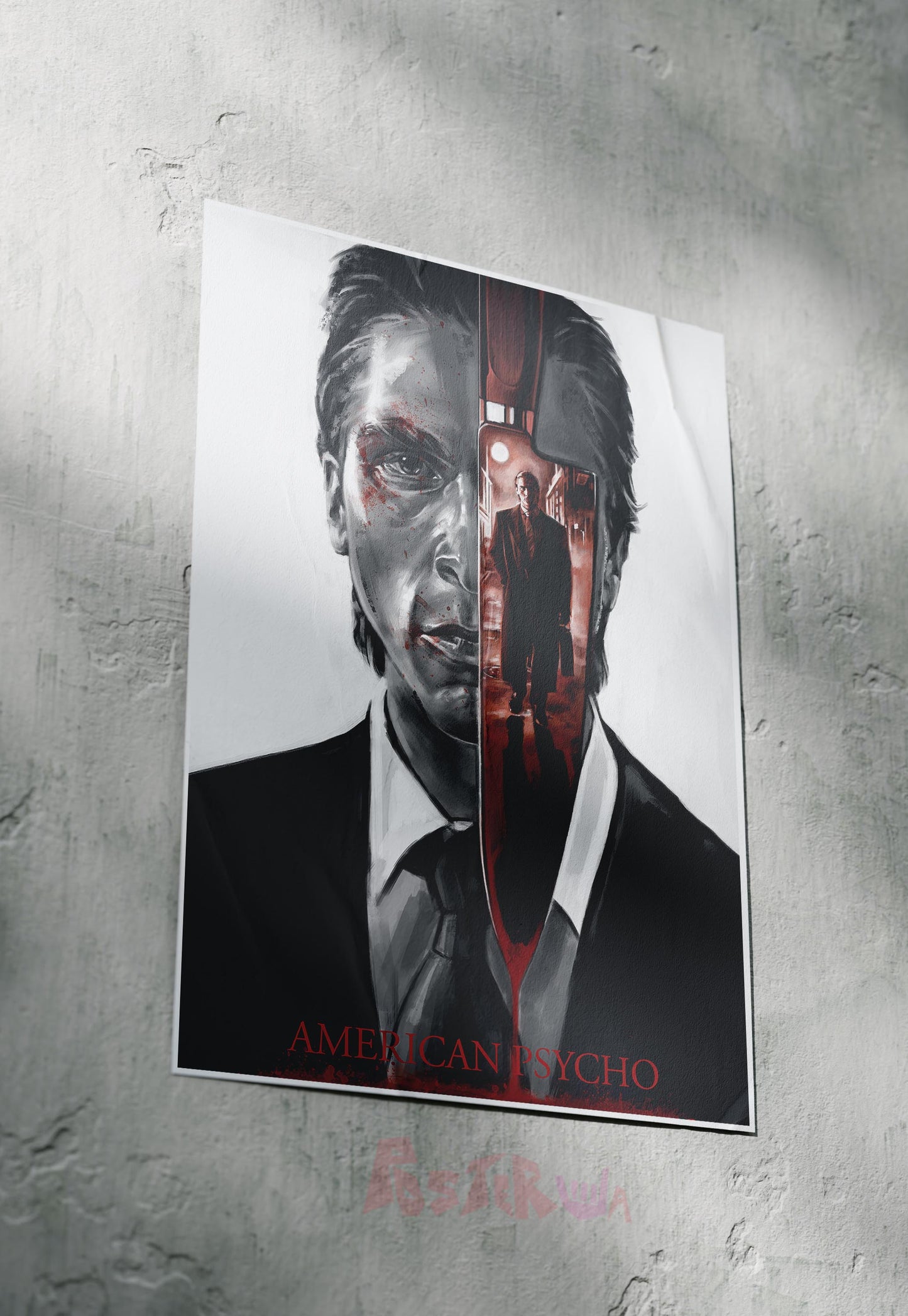 Psychotic Elegance | American Psycho | Horror Movie Poster