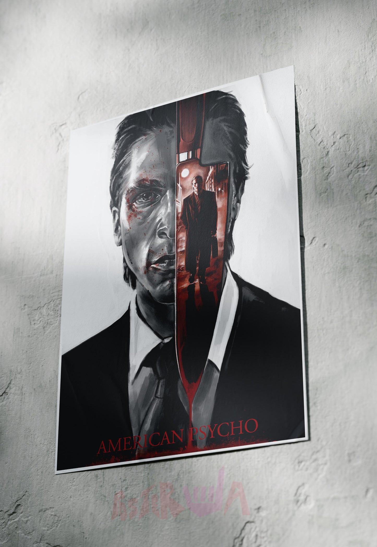 Psychotic Elegance | American Psycho | Horror Movie Poster