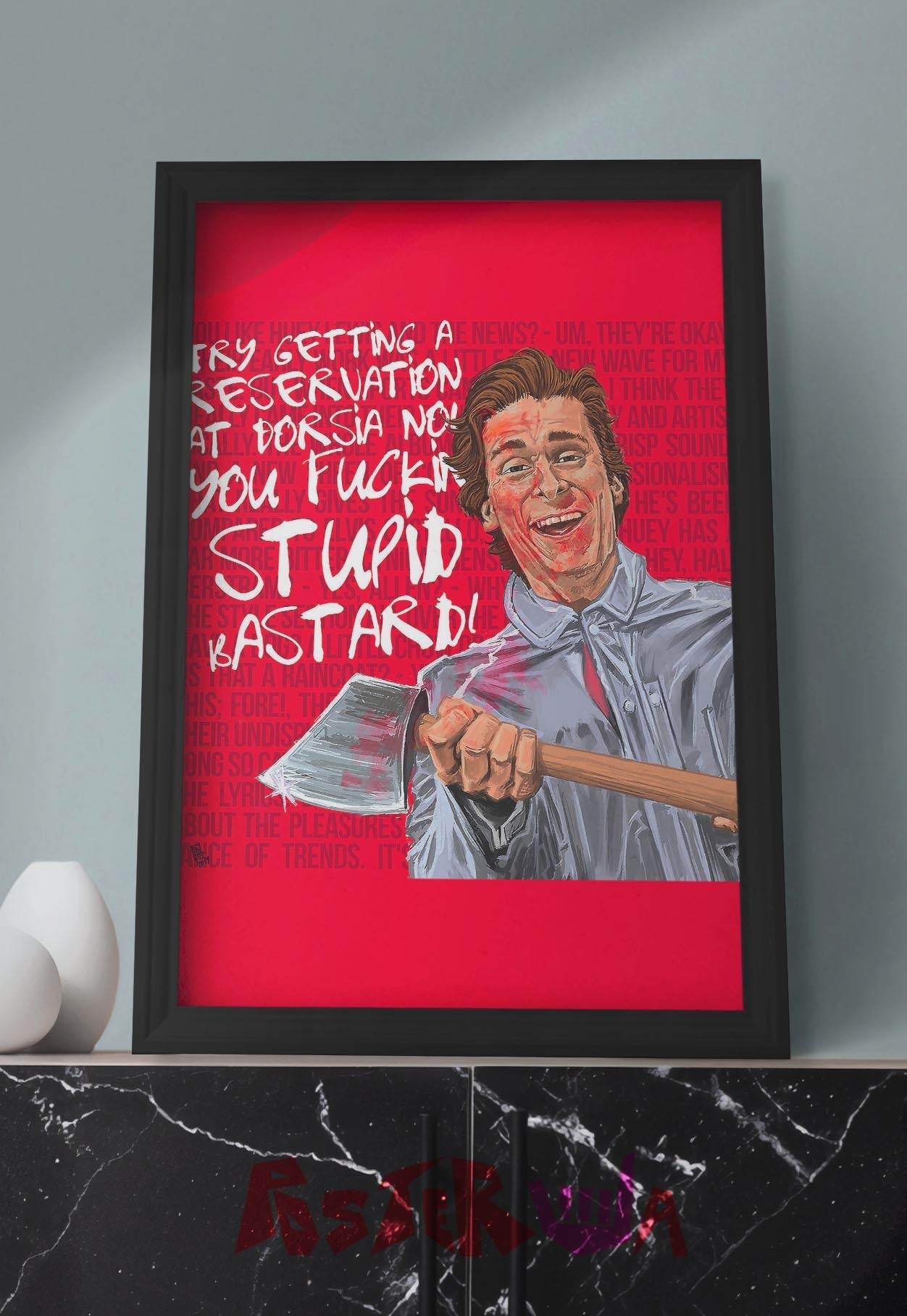 Psycho Reflections | American Psycho | Horror Movie Poster