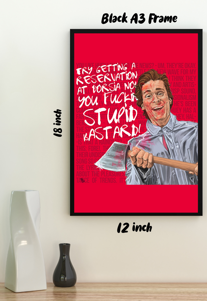 Psycho Reflections | American Psycho | Horror Movie Poster