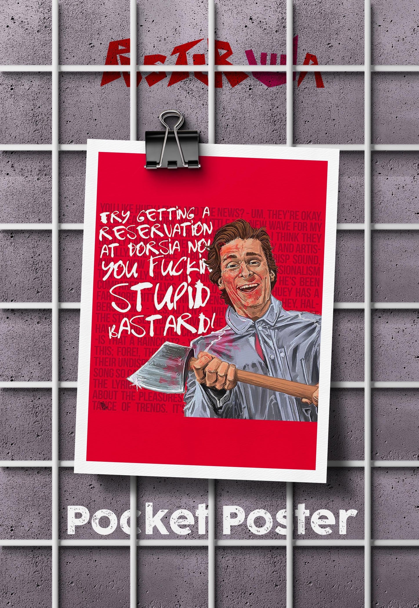 Psycho Reflections | American Psycho | Horror Movie Poster
