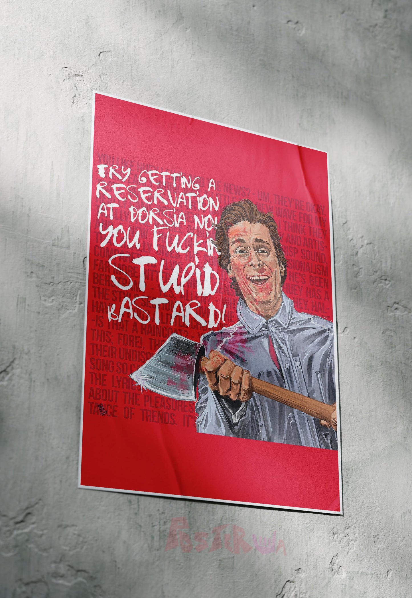 Psycho Reflections | American Psycho | Horror Movie Poster