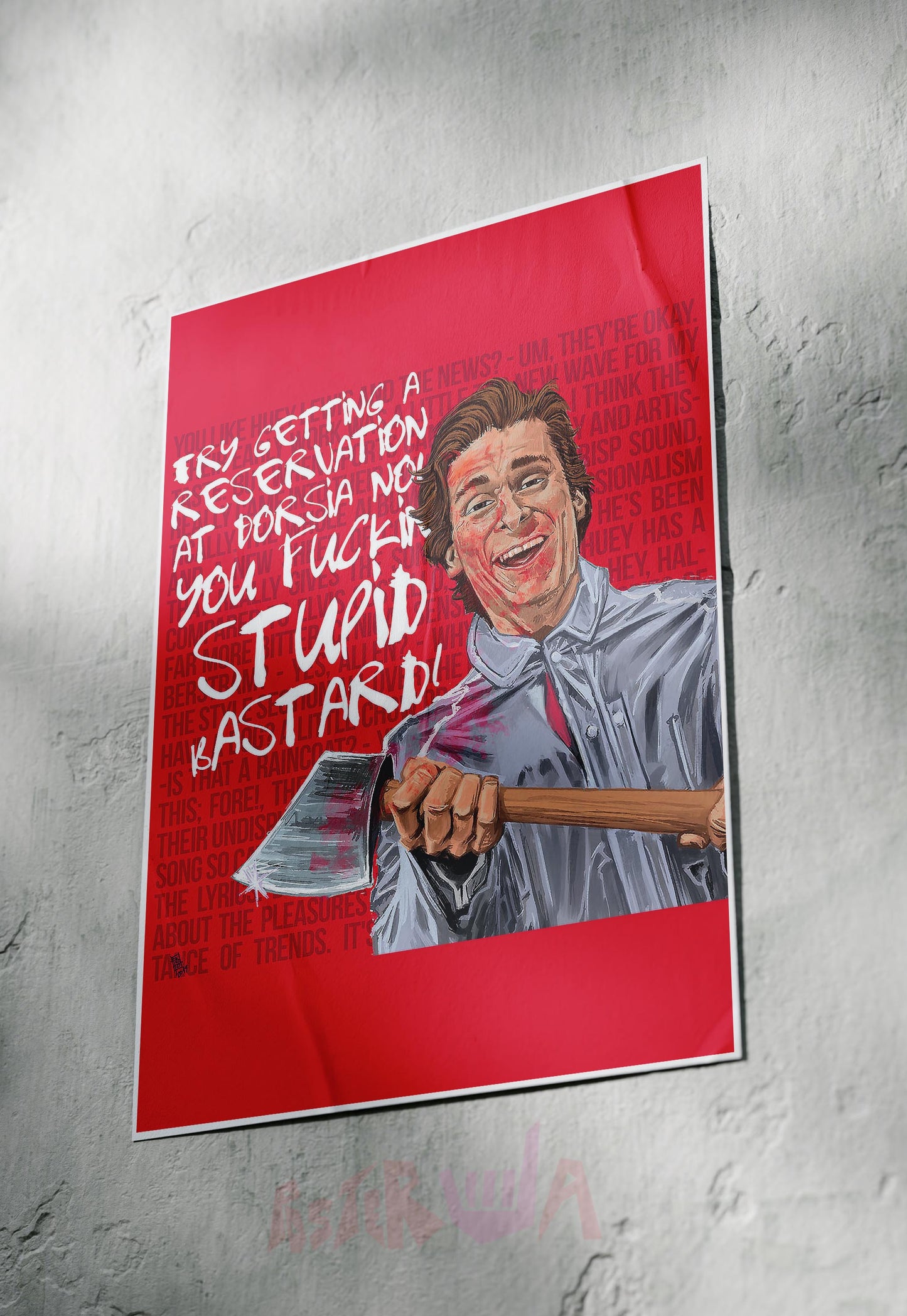 Psycho Reflections | American Psycho | Horror Movie Poster